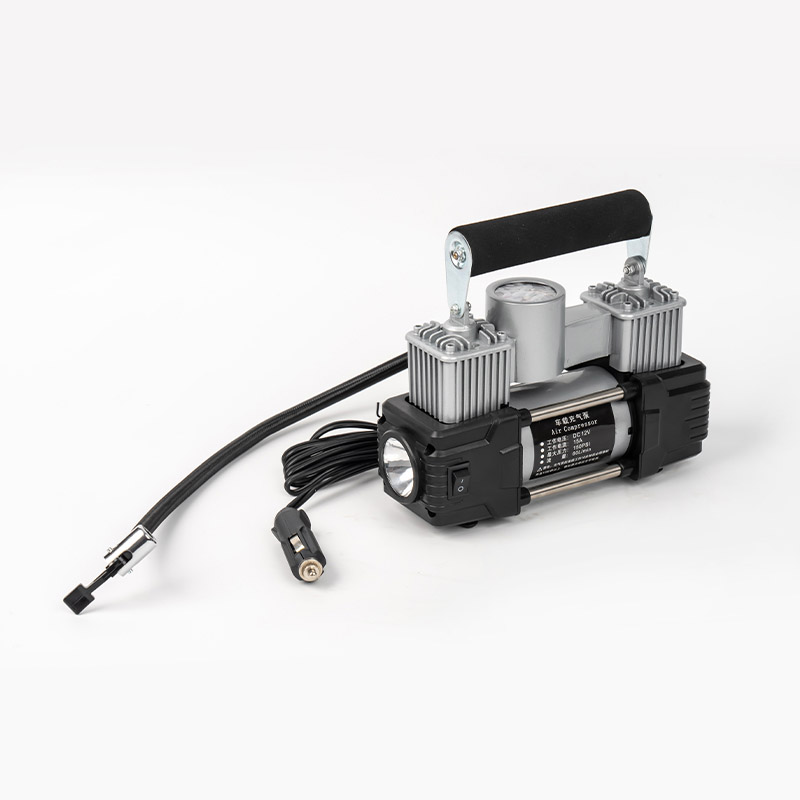 SX-201 Compresor de aer dublu cilindru + cutie de instrumente
